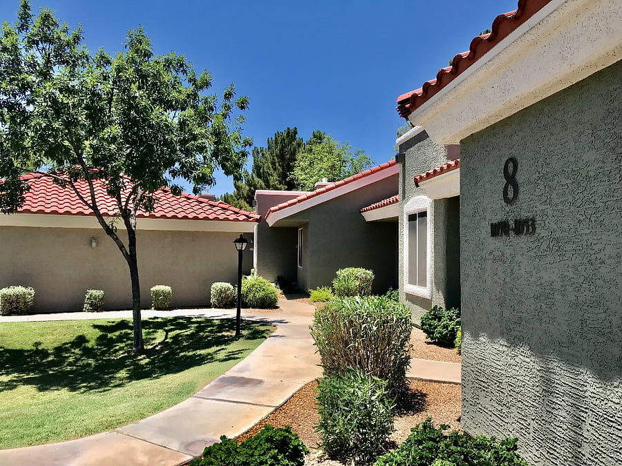 Entrance to condo