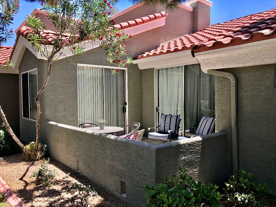 Condo patio