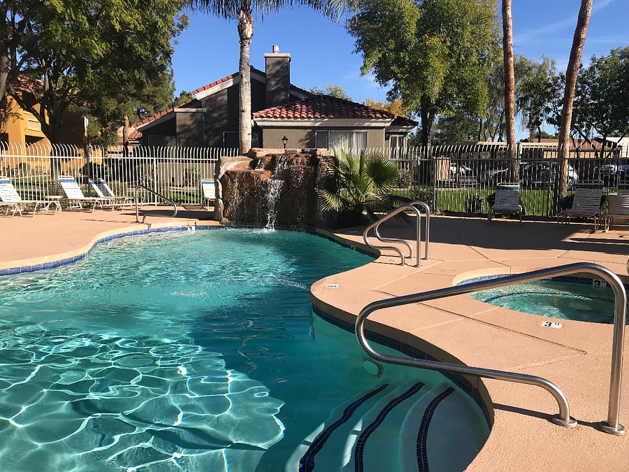 Nearest pool spa area.  There are 3 pools and 4 spas on-site