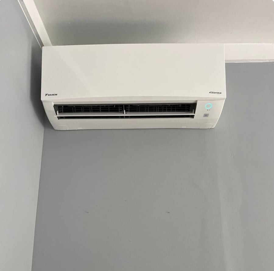The unit has central AC/heat but guests can adjust the temperature with a new remote controlled wall unit to their liking.