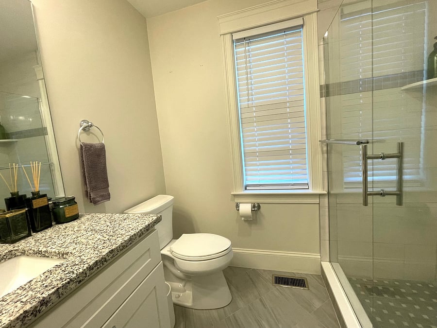 Master bathroom layout