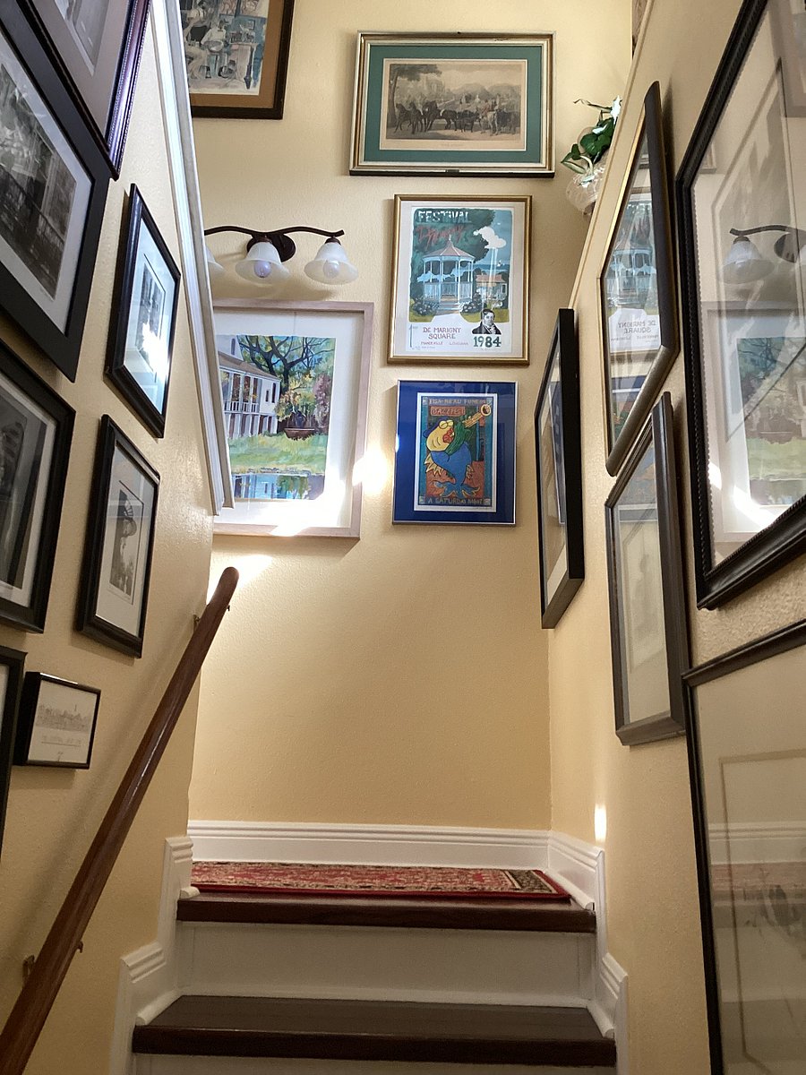 Stairwell to loft/bedroom