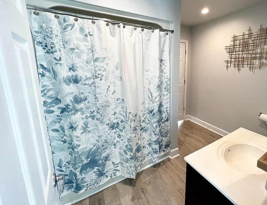 Bathroom #2 (accessible from bedroom #2 and the common space)