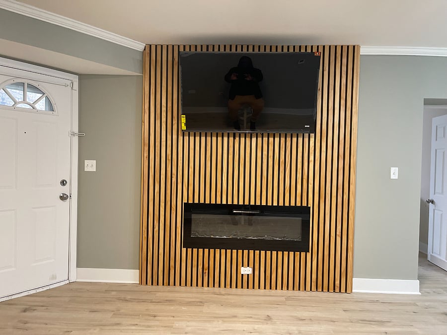 First floor unit Entertainment wall
