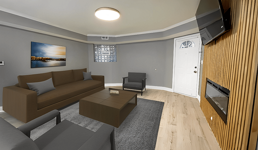 First floor unit living room
