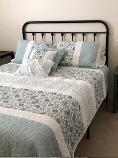 Queen Size Bed w/Bedding included