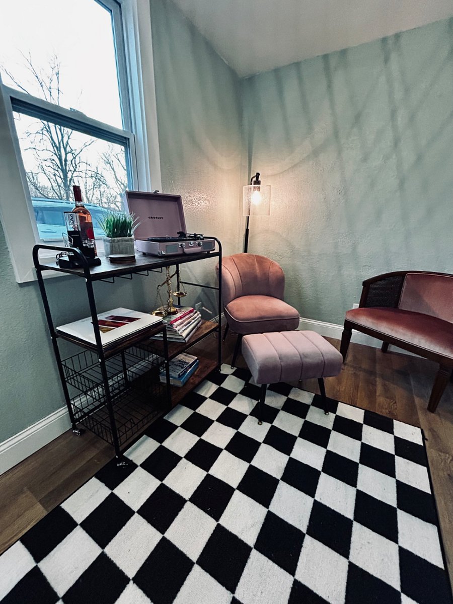 Laundry room, shared access. Community sitting area