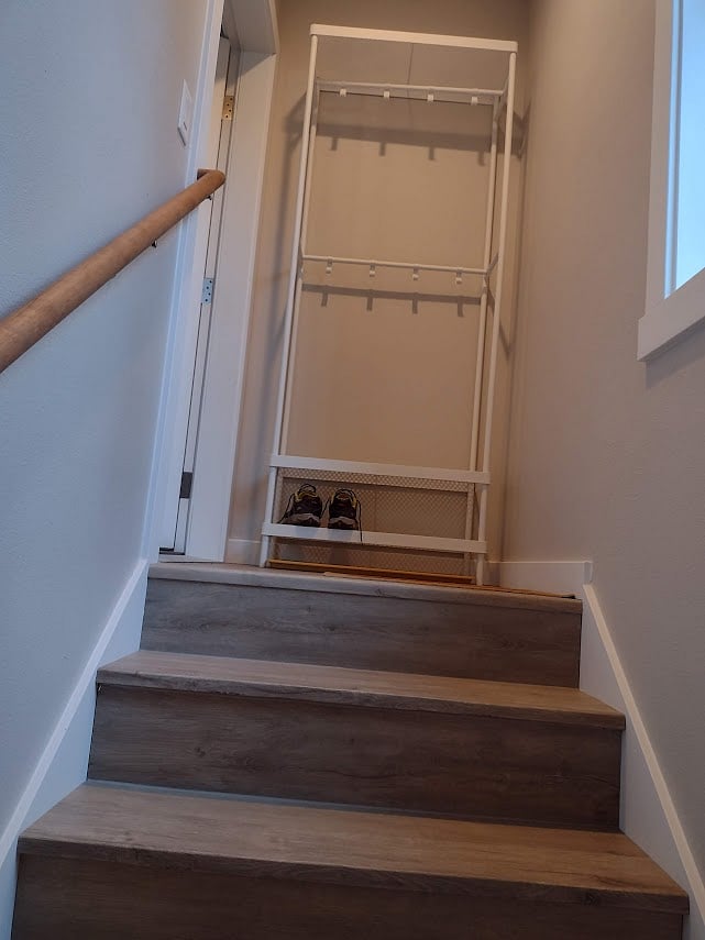 top of staircase. 13 steps total