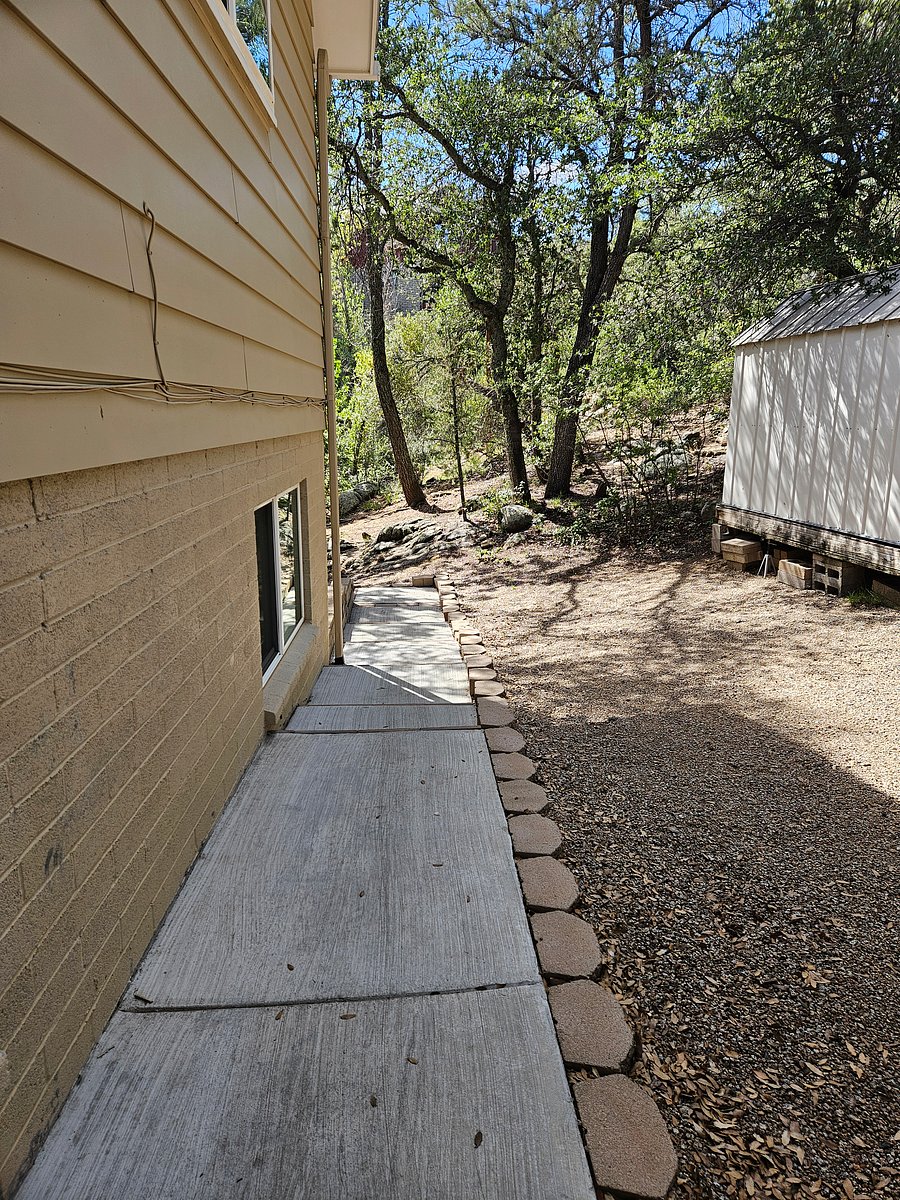 Your own entrance walkway straight from your own driveway to your own entrance.