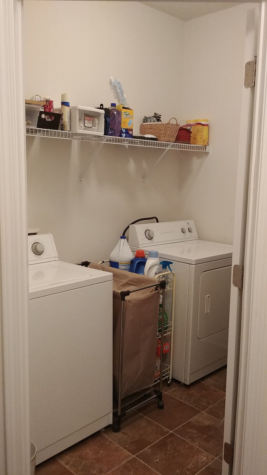 Laundry Room with full size Washer and Dryer