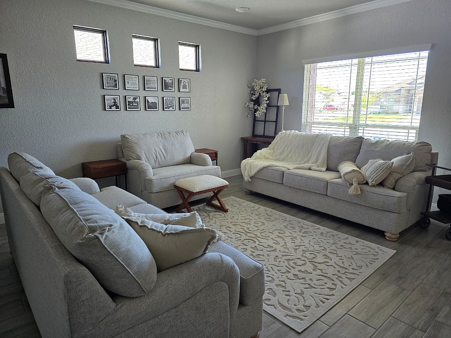 Open Concept with plenty of seating or lounging around.