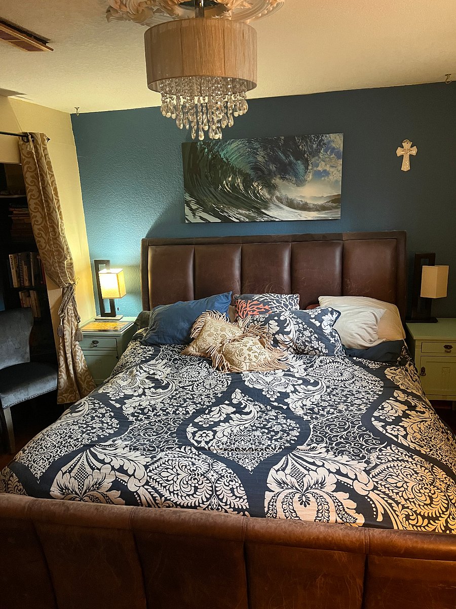 Newer Queen size bed with adjustable base.