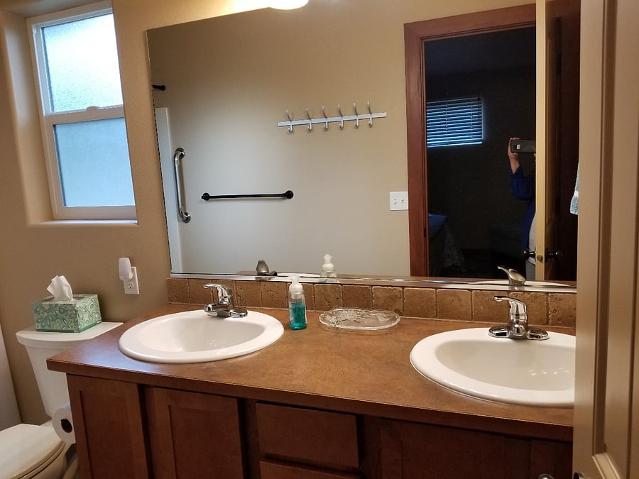 Master bathroom