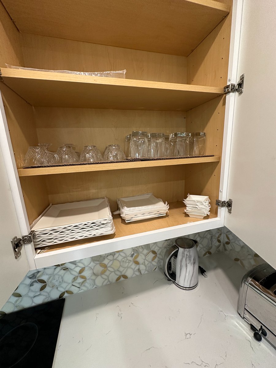 dishes, glassware, etc