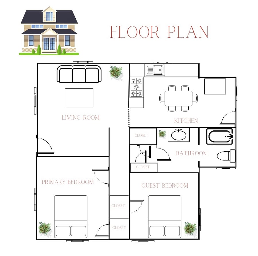 house plan sketch