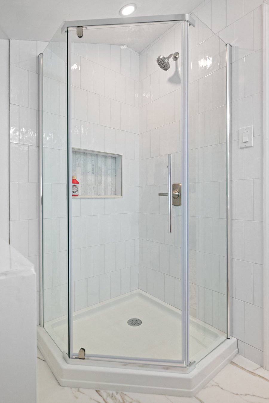 corner shower in your bathroom