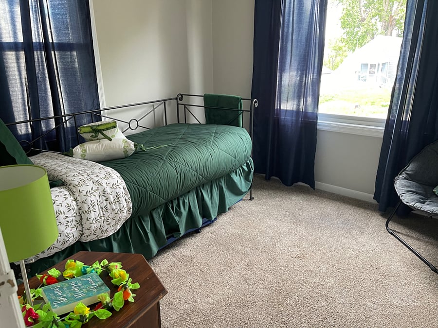 Two single beds