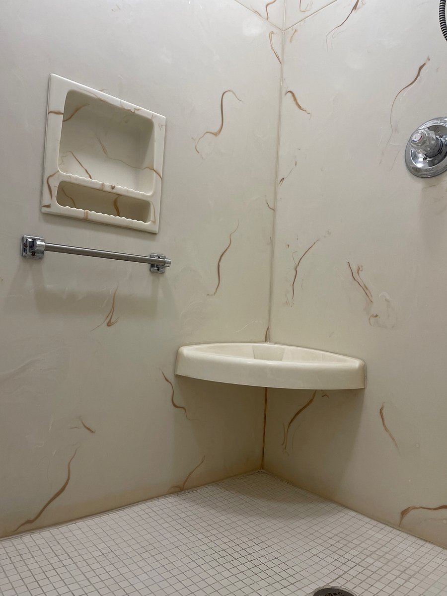 Handicapped shower, main floor