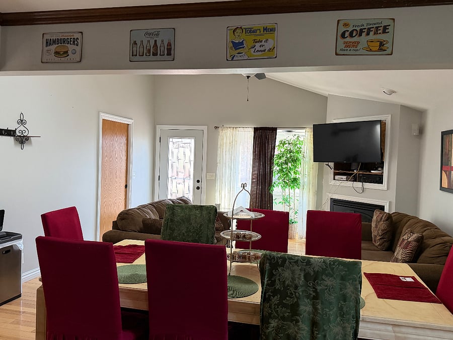 Dinning and family room