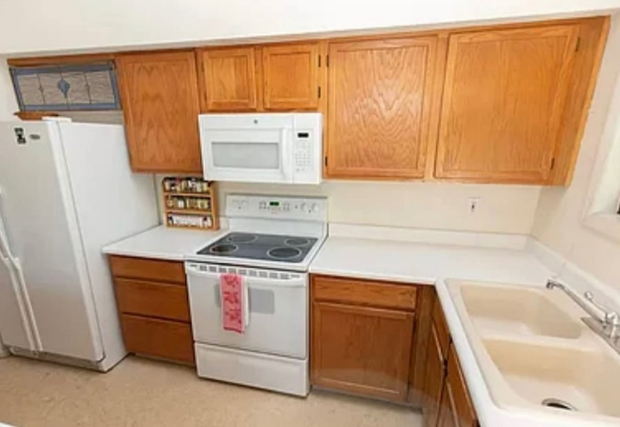 Upstairs kitchen that can be  available