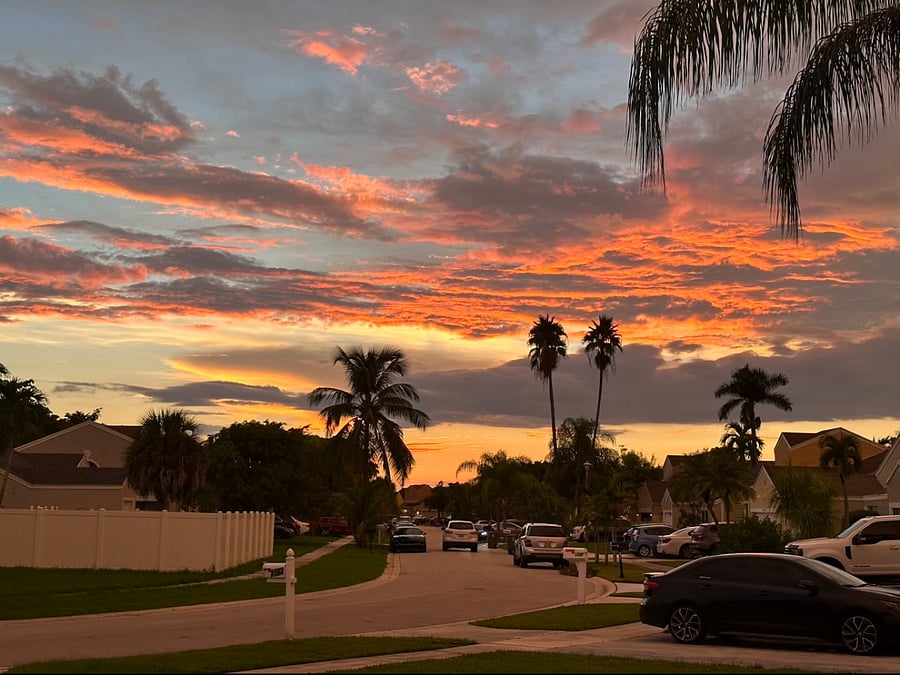 View from front door