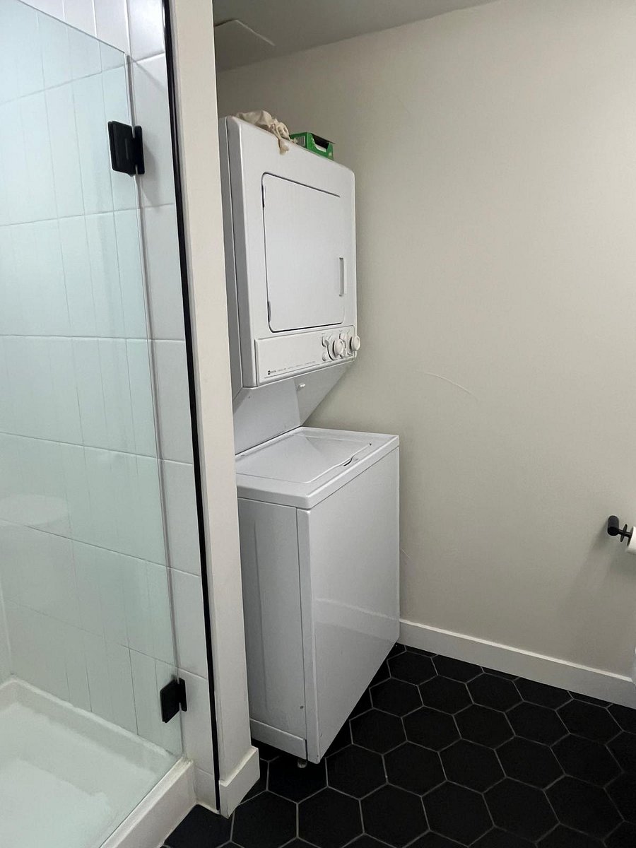 Washer and dryer in unit