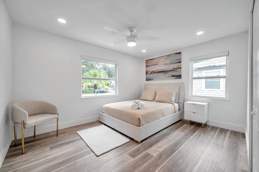 Bedroom #2 with Queen Size Bed.