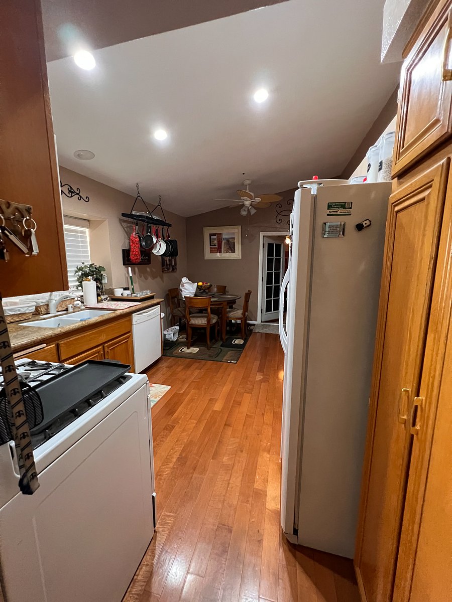 Access to kitchen, sink, microwave, dishwasher and pots and pans. Excluding pantry and kitchen refrigerator.