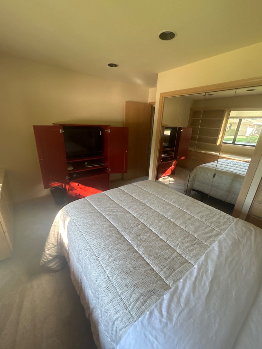 TV armoire with smart TV and Roku