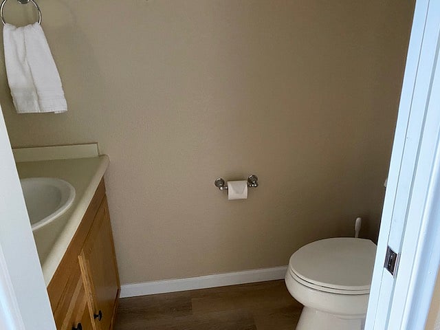 Half bath on main floor
