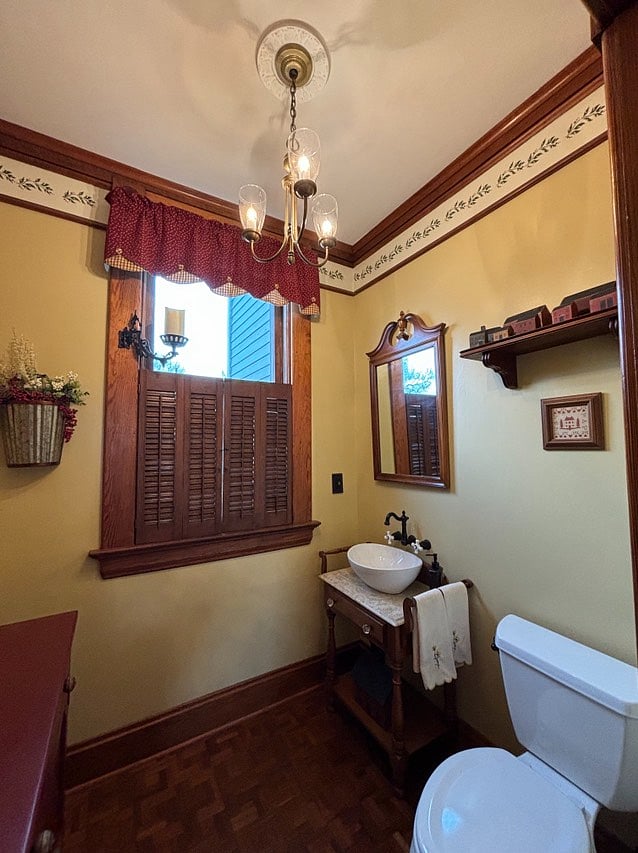 Half Bath off Kitchen