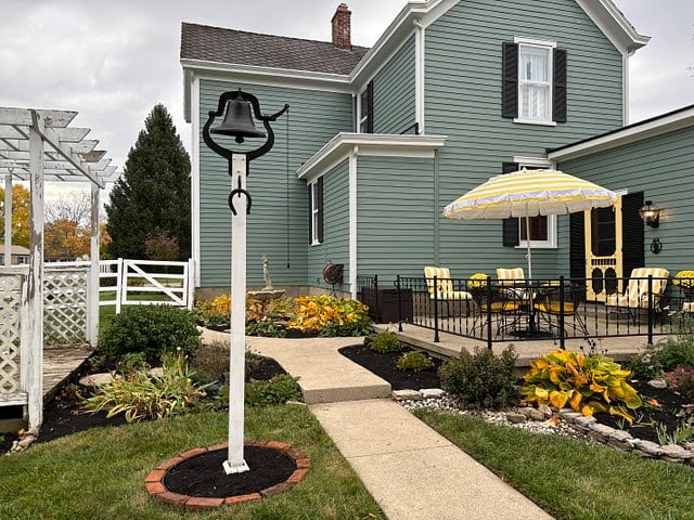 Beautifully Landscape Back Patio