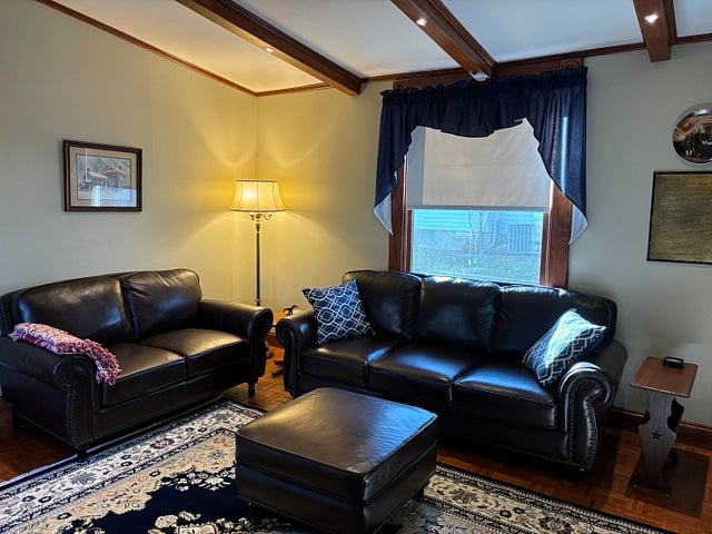 Cozy Family Room with Gas Fireplace