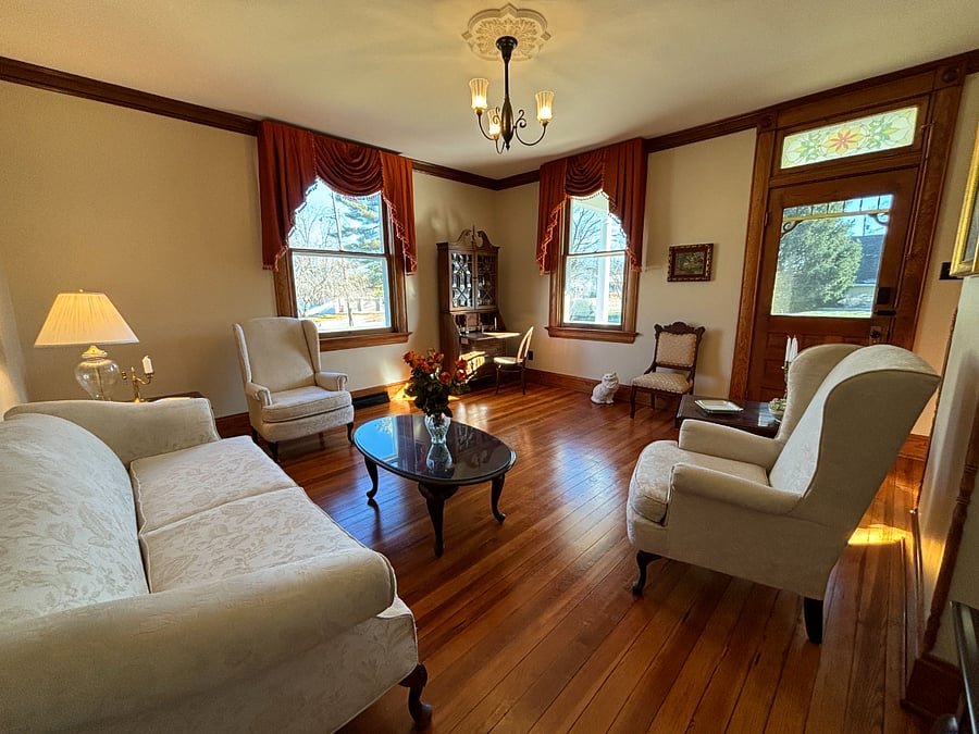Living Room (Parlor) with Secretary Desk