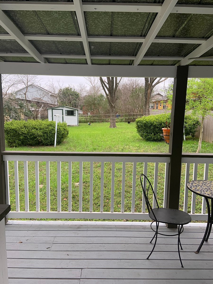HUGE fully fenced backyard!