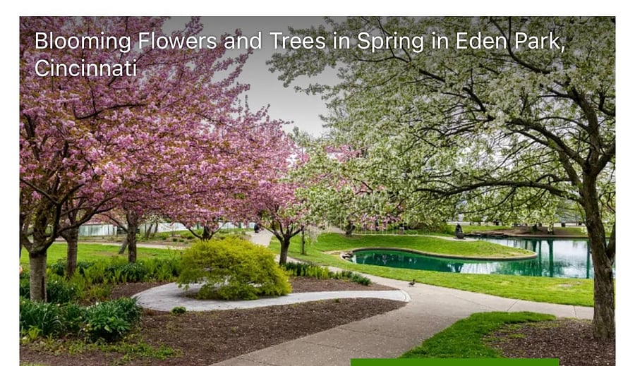 Eden Park 2 blocks away - beautiful walk!