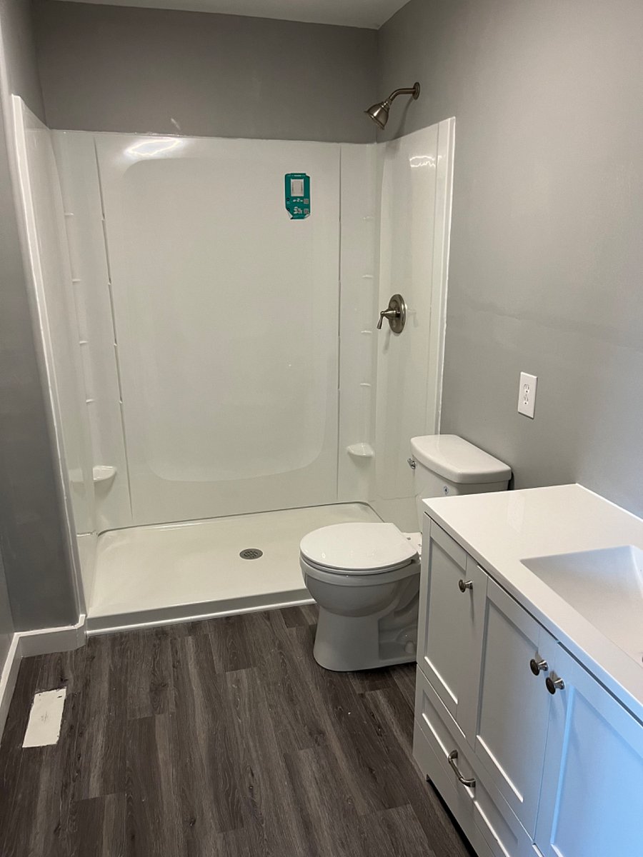 Brand new master bathroom! 