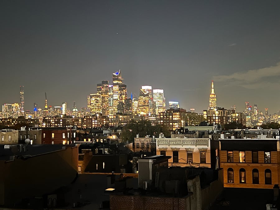 Rooftop view