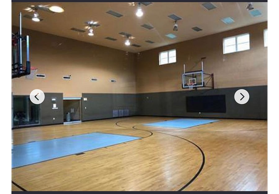 Indoor basketball court and gym access