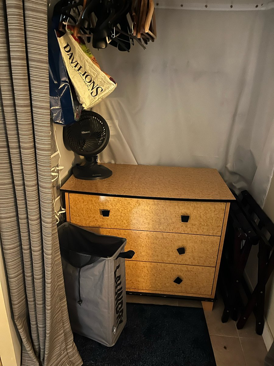 Closet with Chest & Hangers