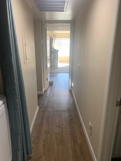 View from 2nd bedroom into primary bedroom