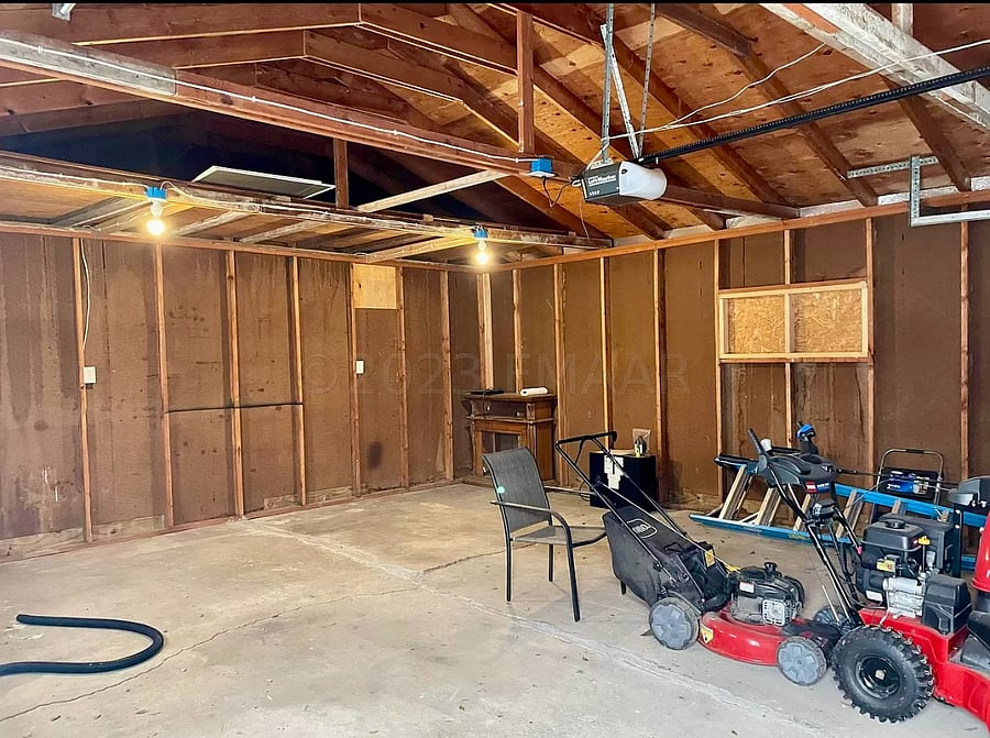Inside Garage