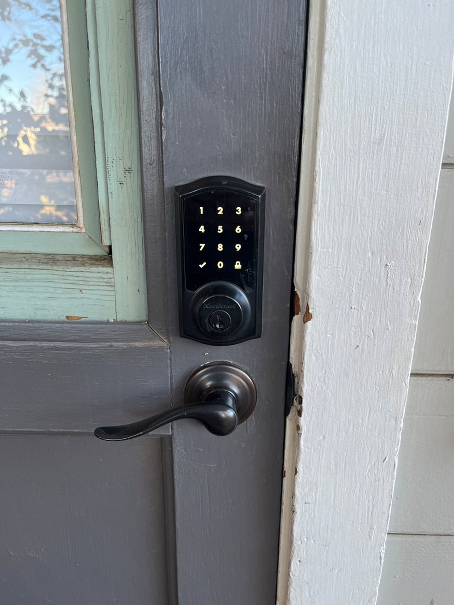 I will provide you with your code before you arrive! I also have Ring Doorbell cameras in three different areas, you are safe and secured!