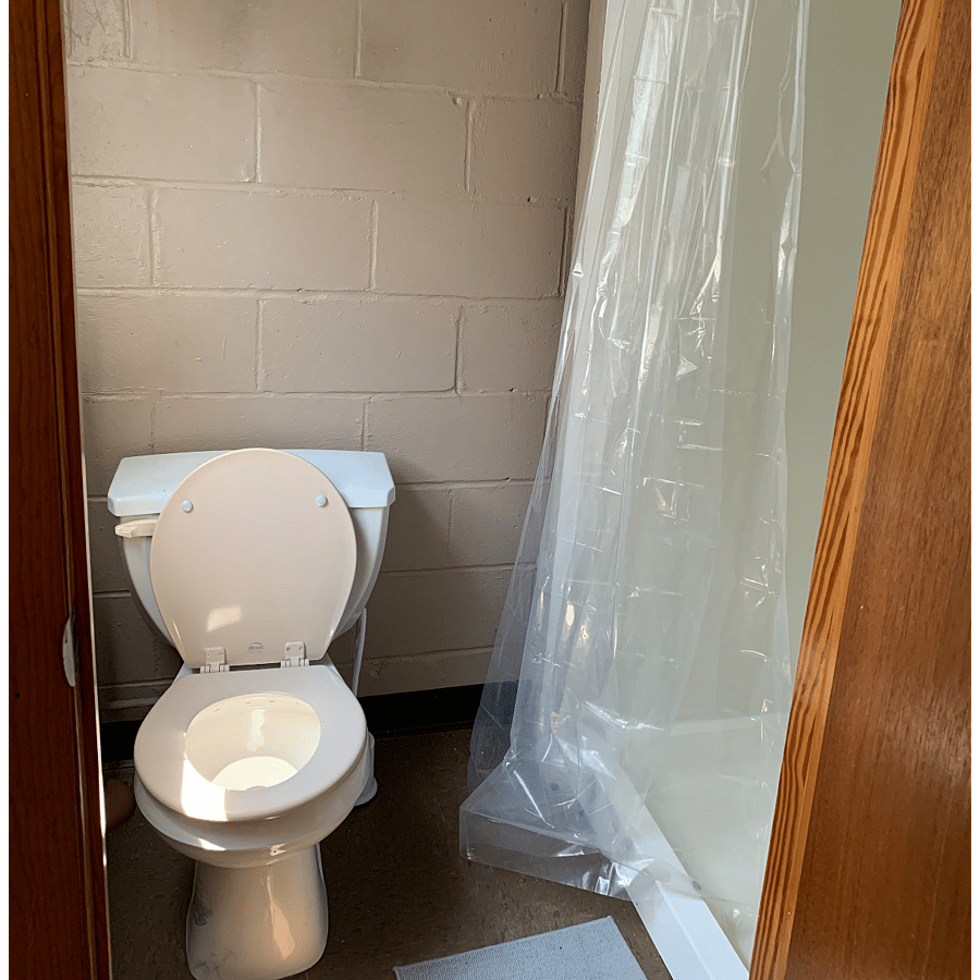 Full bathroom basement.