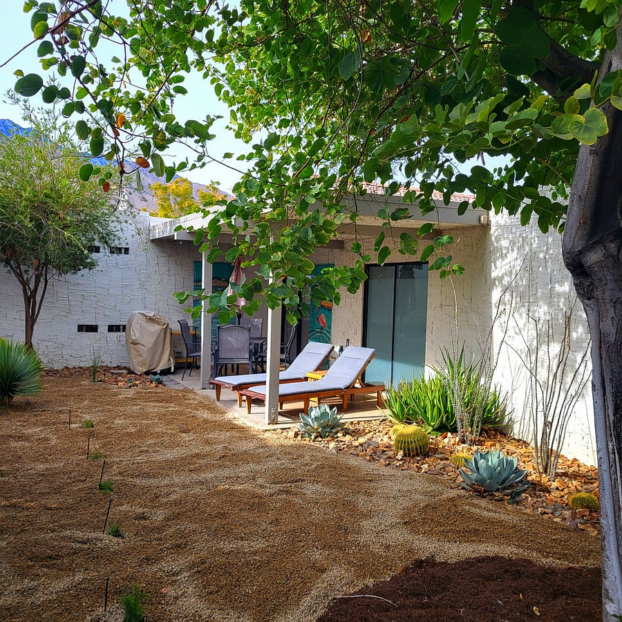 rear patio
