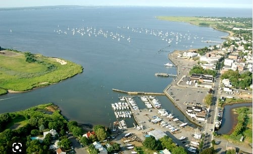 The hamlet of Keyport ariel view!