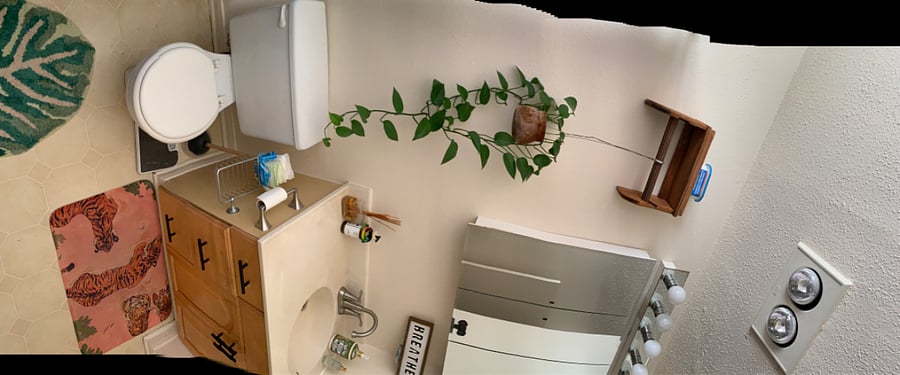 Upstairs bathroom