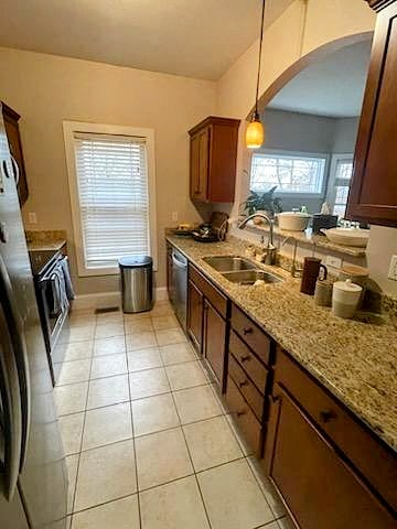 Shared kitchen.