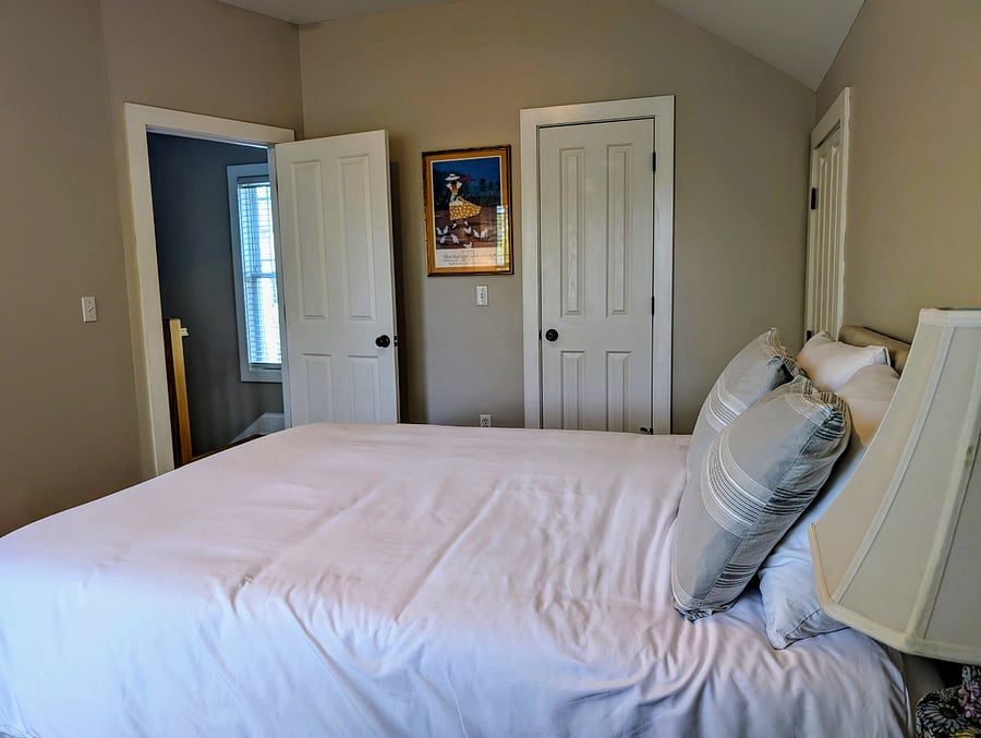 Upstairs furnished bedroom #2.