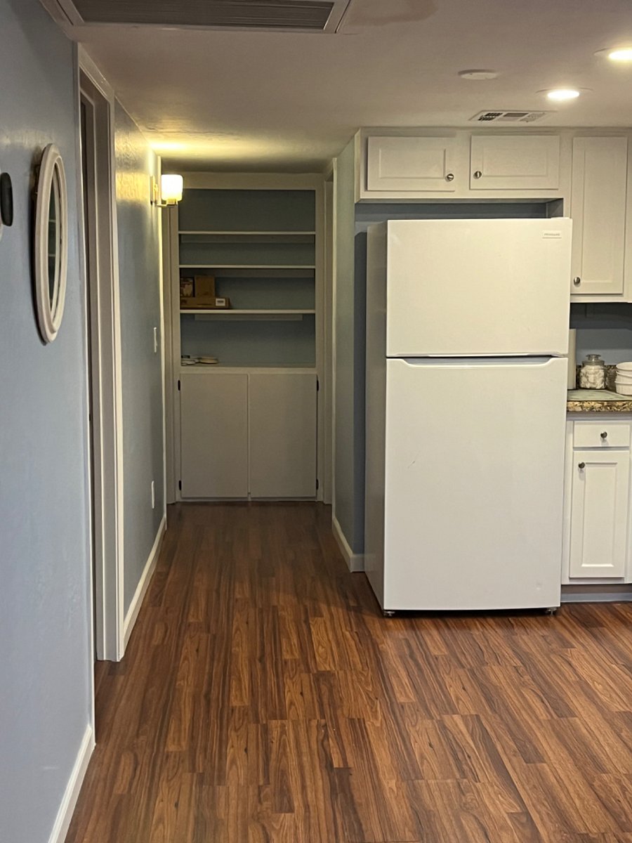 Down the hall to Bedrooms and bathroom